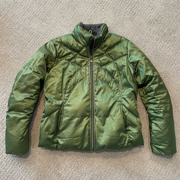 Vintage Nike ACG Y2K Collection Puffer Jacket in Lime - Women’s L - Picture 1 of 7